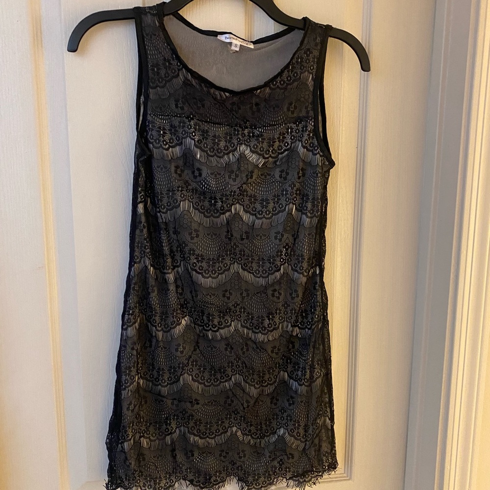 Flapper mini dress black
